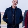 Colin Hanks Silo S03 Blue Bomber Jacket