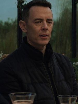 Colin Hanks Silo S03 Blue Bomber Jacket