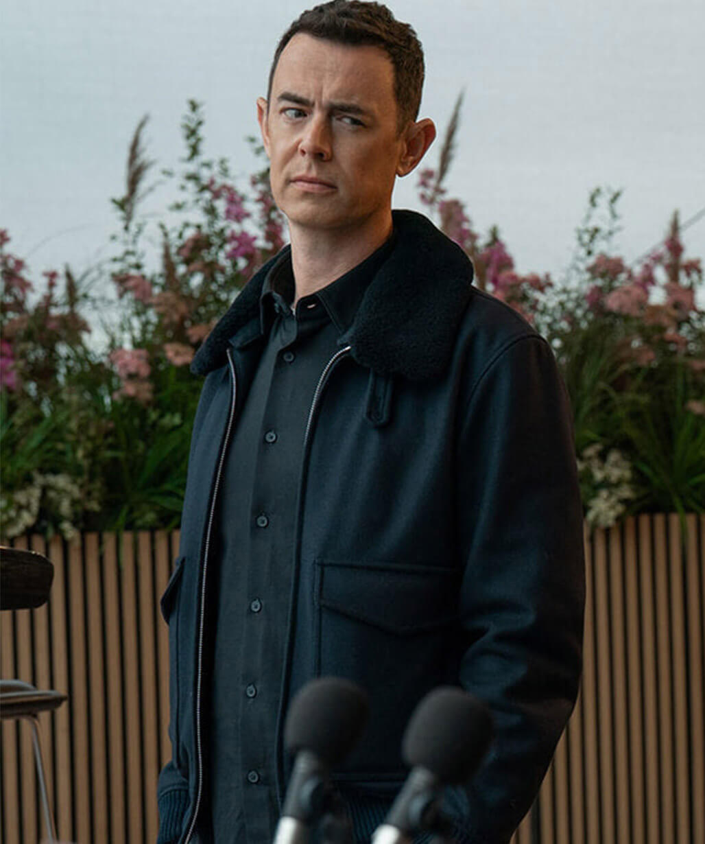 Colin Hanks Silo S03 Per Stensen Wool Jacket