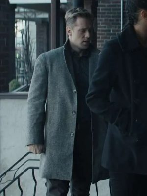 David O’Donnell Reacher Grey Wool Coat
