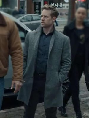 David O’Donnell Reacher Grey Wool Coat