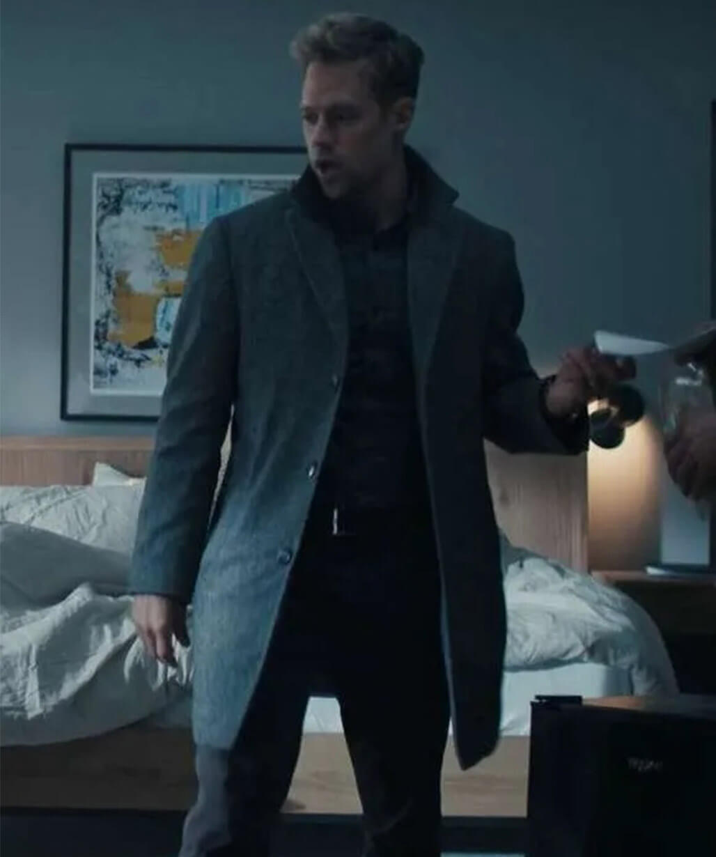 David O’Donnell Reacher Grey Wool Coat