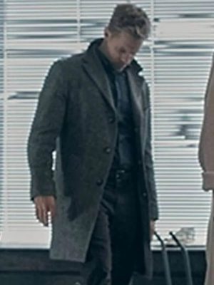 David O’Donnell Reacher Grey Wool Coat
