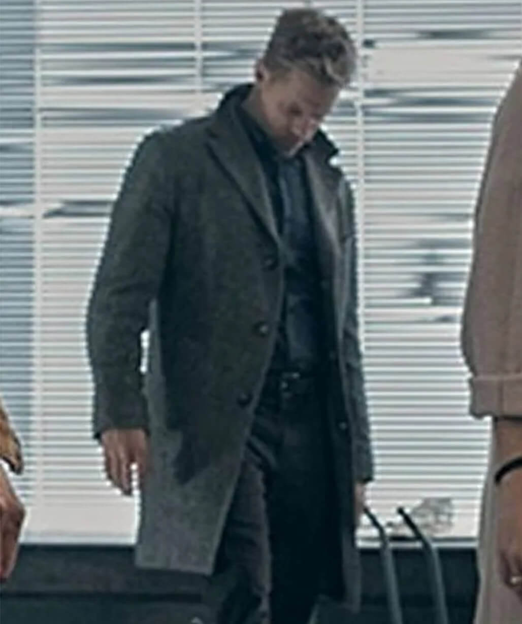 David O’Donnell Reacher Grey Wool Coat