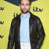 Douglas Booth The Blame 2026 Brown Leather Jacket