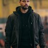 Fightland 2026 Howard Charles Black Bomber Jacket