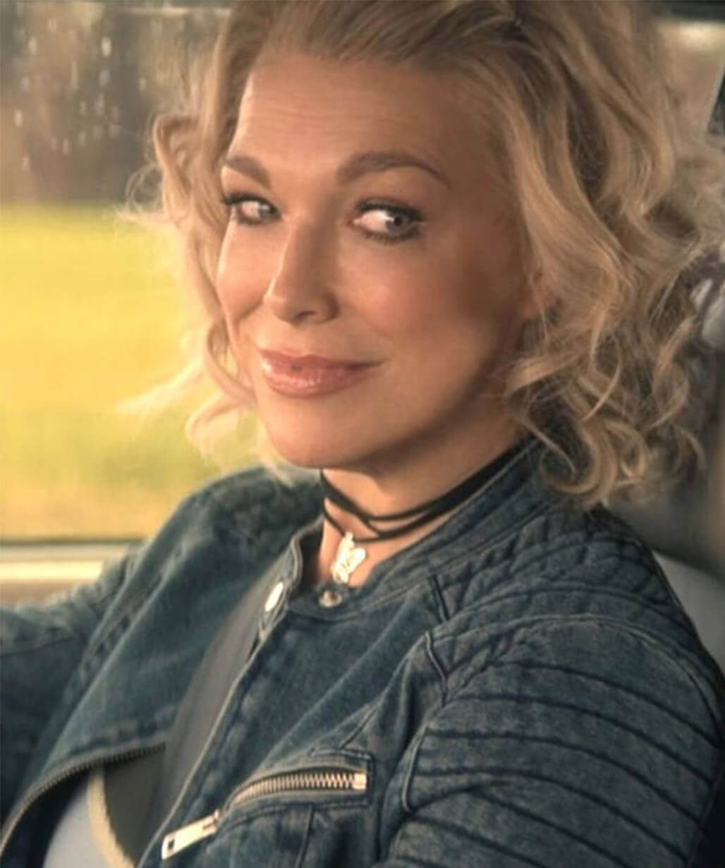 Hannah Waddingham Ride or Die 2026 Black Denim Jacket