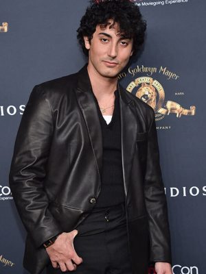 I Play Rocky 2026 Anthony Ippolito Black Leather Blazer