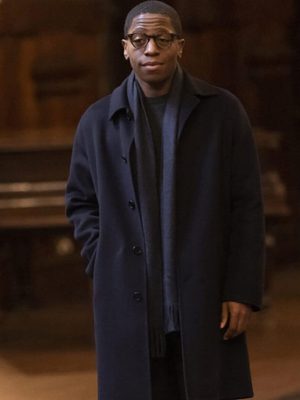 Industry S03 Gus Sackey Black Wool Coat