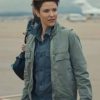 Jill Wagner Special Ops Lioness Grey Cotton Jacket