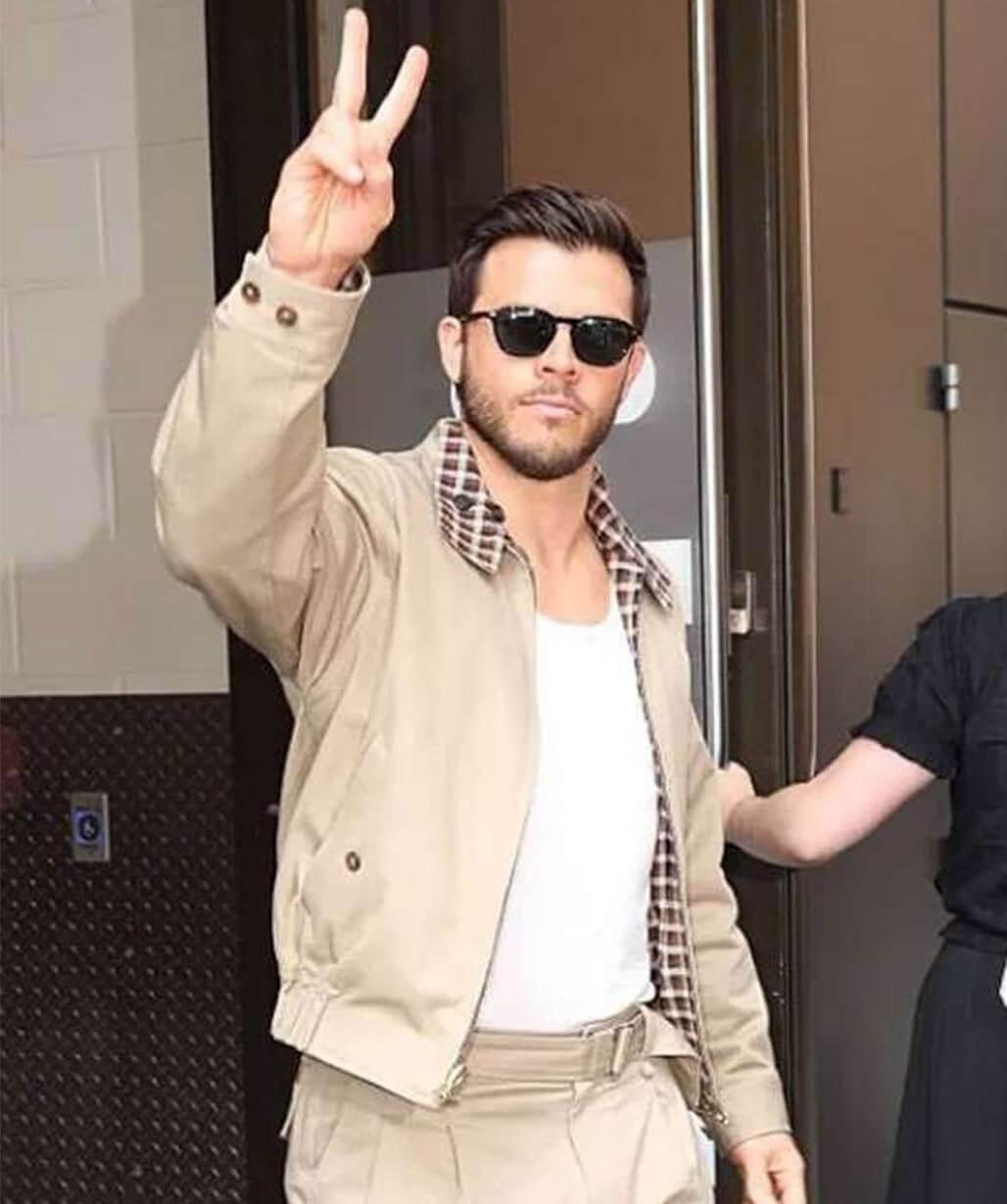 Jimmy Tatro NYC 2026 Beige Cotton Jacket