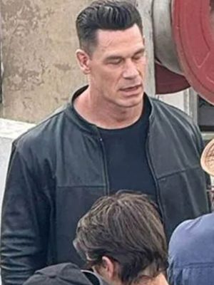 John Cena Matchbox The Movie 2026 Leather Jacket