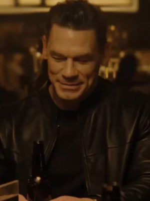 John Cena Matchbox The Movie 2026 Leather Jacket