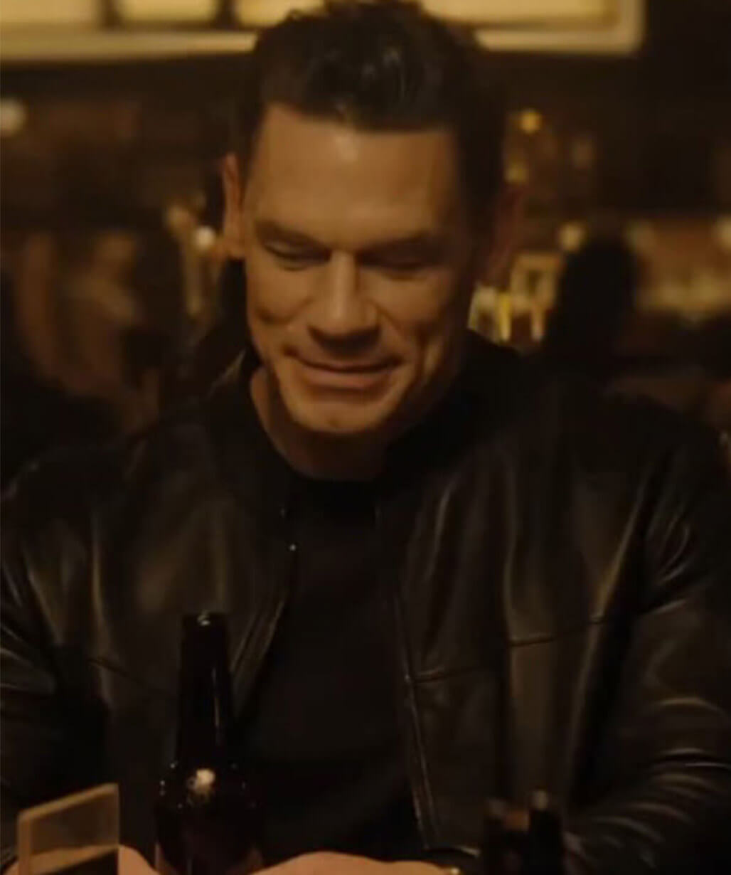 John Cena Matchbox The Movie 2026 Leather Jacket
