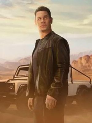 John Cena Matchbox The Movie 2026 Leather Jacket