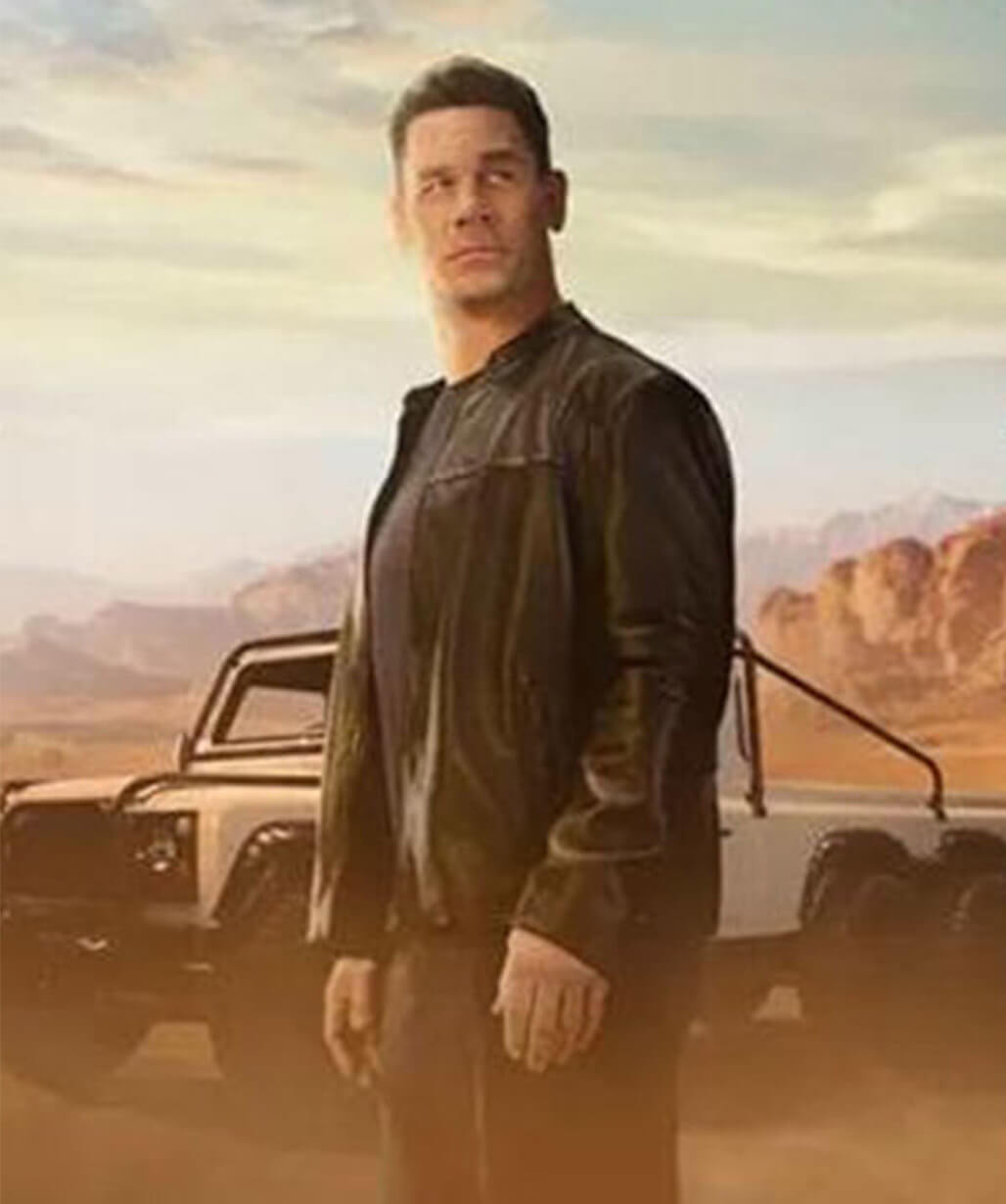 John Cena Matchbox The Movie 2026 Leather Jacket