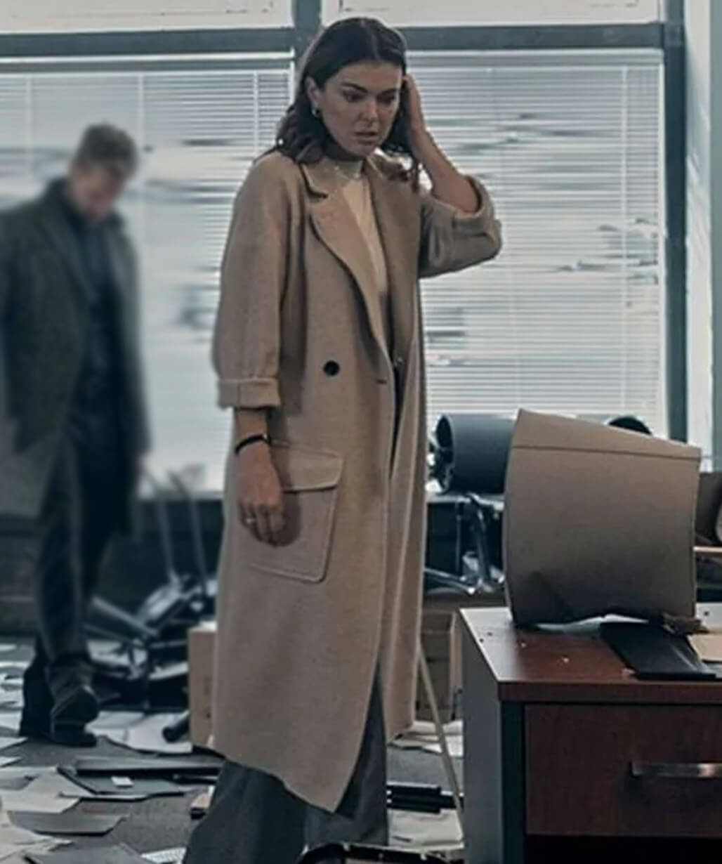 Karla Dixon Reacher S02 Wool Trench Coat