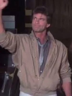 Knight Rider Michael Knight Brown Cotton Jacket