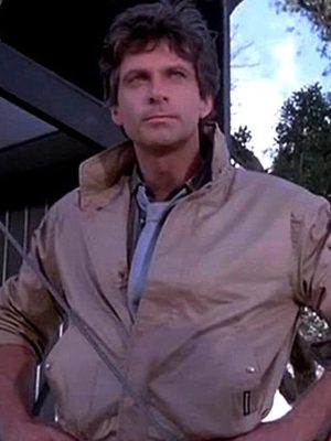 Knight Rider Michael Knight Brown Cotton Jacket