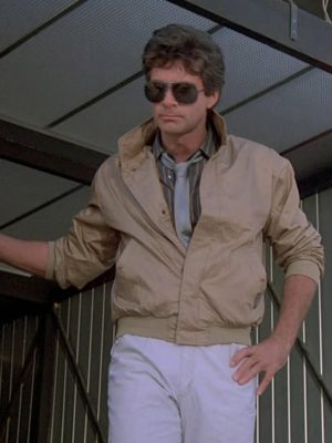 Knight Rider Michael Knight Brown Cotton Jacket