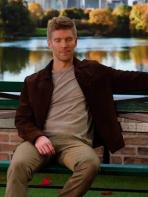 Kyle Cook In the City 2026 Brown Suede Jacket