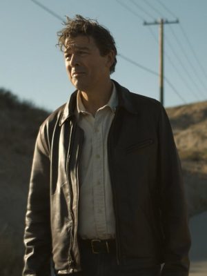 Lanterns 2026 Kyle Chandler Brown Leather Jacket
