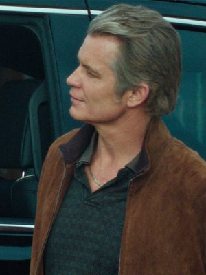 Lucky S01 Timothy Olyphant Brown Suede Jacket