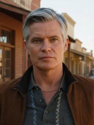 Lucky S01 Timothy Olyphant Brown Suede Jacket