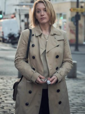 Ludivine Sagnier Lupin S02 Claire Beige Coat