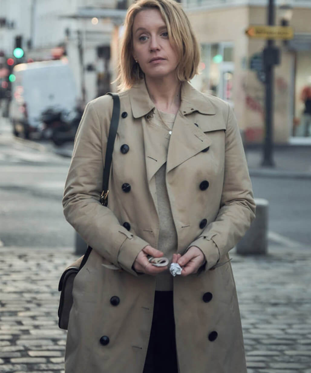Ludivine Sagnier Lupin S02 Claire Beige Coat