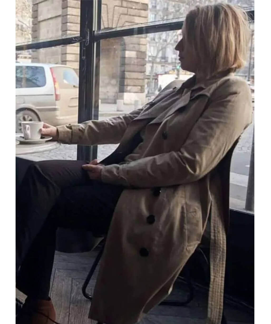 Ludivine Sagnier Lupin S02 Claire Beige Coat