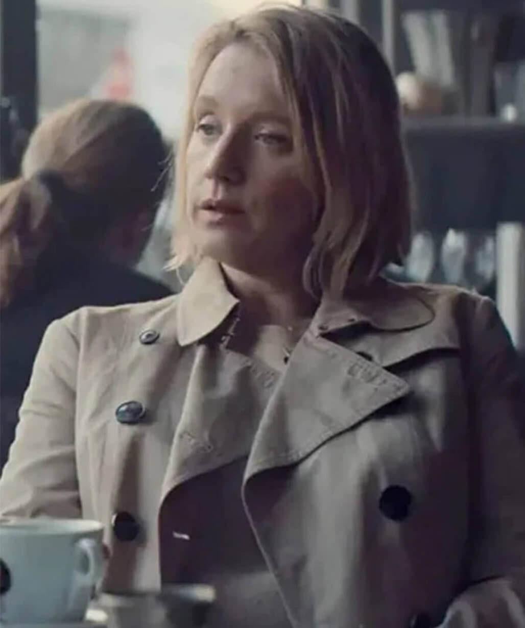 Ludivine Sagnier Lupin S02 Claire Beige Coat
