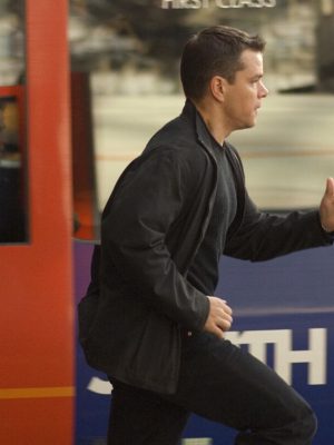 Matt Damon The Bourne Ultimatum 2007 Black Cotton Jacket