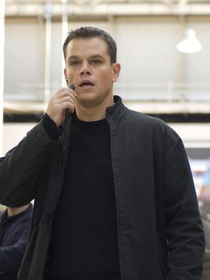 Matt Damon The Bourne Ultimatum 2007 Black Cotton Jacket