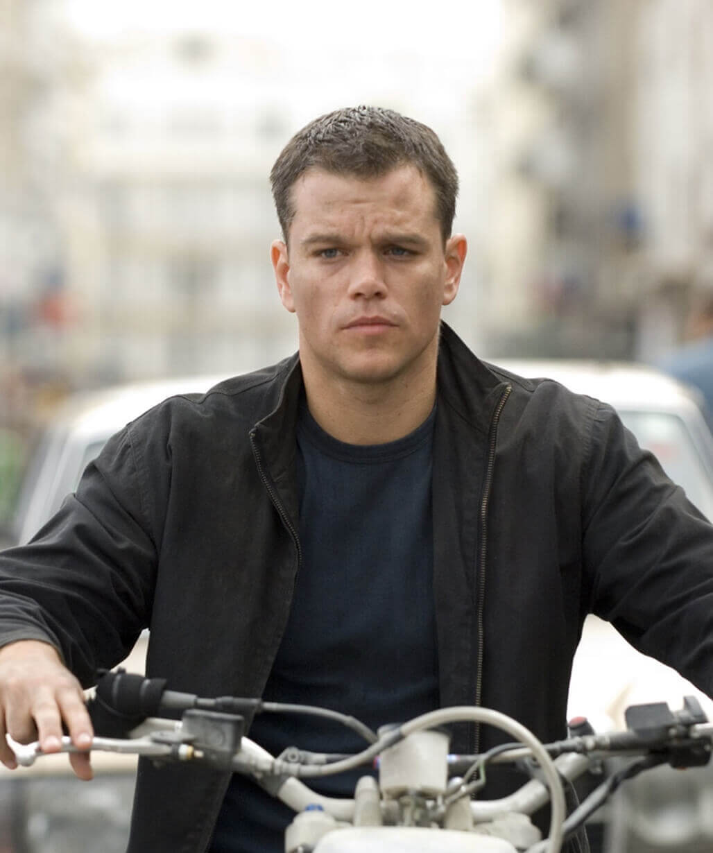 Matt Damon The Bourne Ultimatum 2007 Black Cotton Jacket