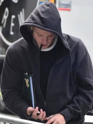 Matt Hagen Clayface 2026 Black Hooded Jacket