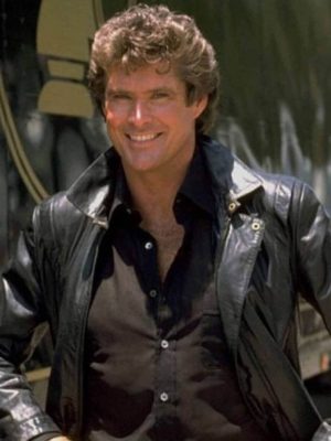 Michael Knight Knight Rider 1982 Leather Jacket