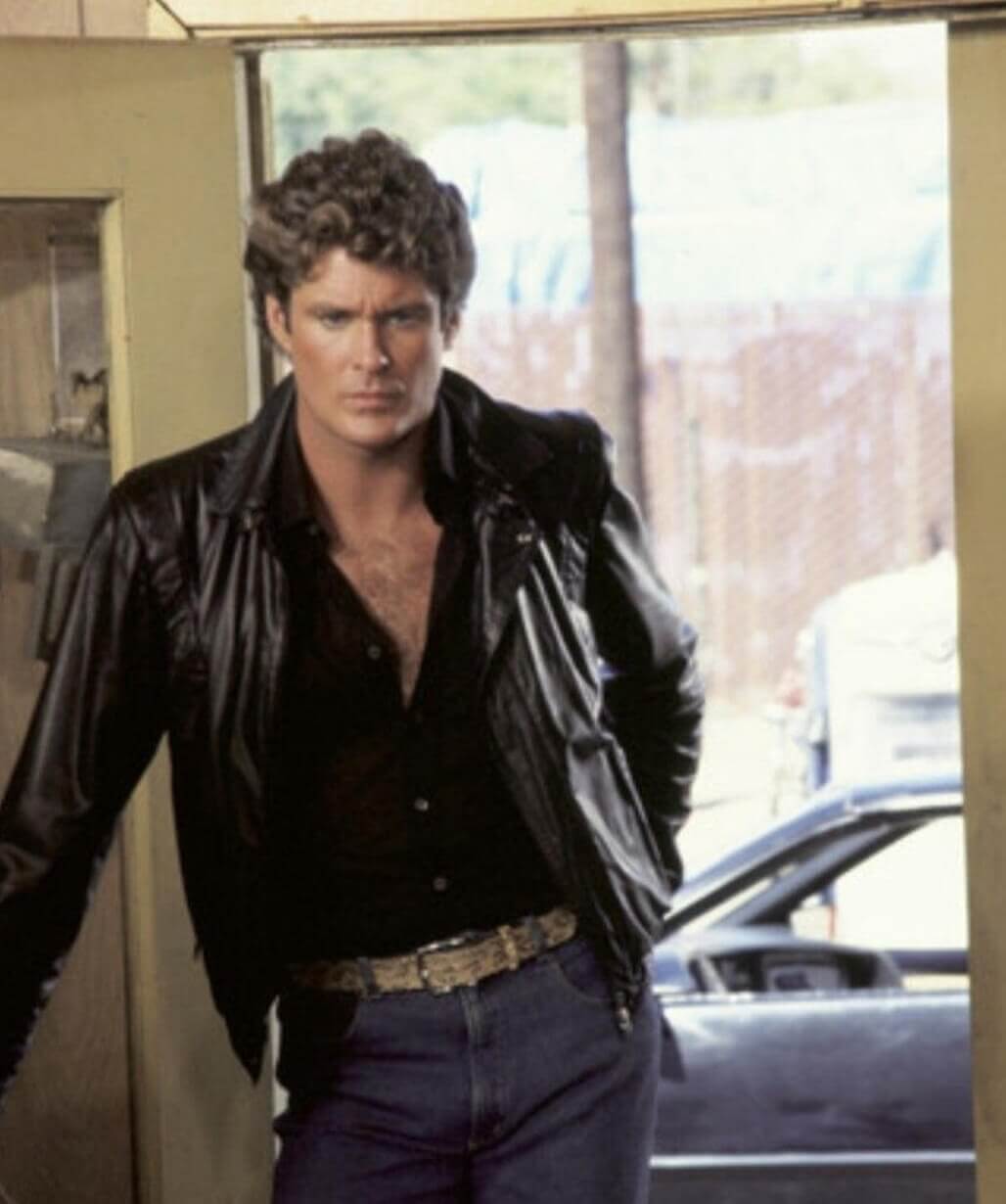 Michael Knight Knight Rider 1982 Leather Jacket