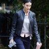 Michelle Keegan The Blame 2026 Black Leather Jacket