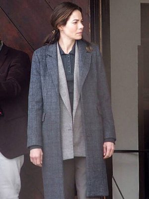Michelle Monaghan The Whisper Man 2026 Wool Coat