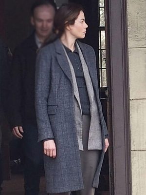 Michelle Monaghan The Whisper Man 2026 Wool Coat