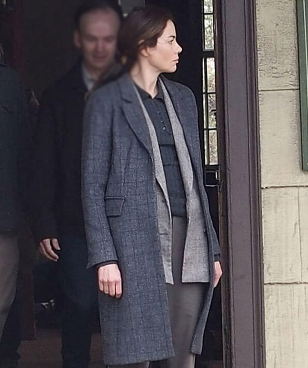 Michelle Monaghan The Whisper Man 2026 Wool Coat