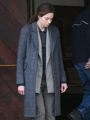 Michelle Monaghan The Whisper Man 2026 Wool Coat