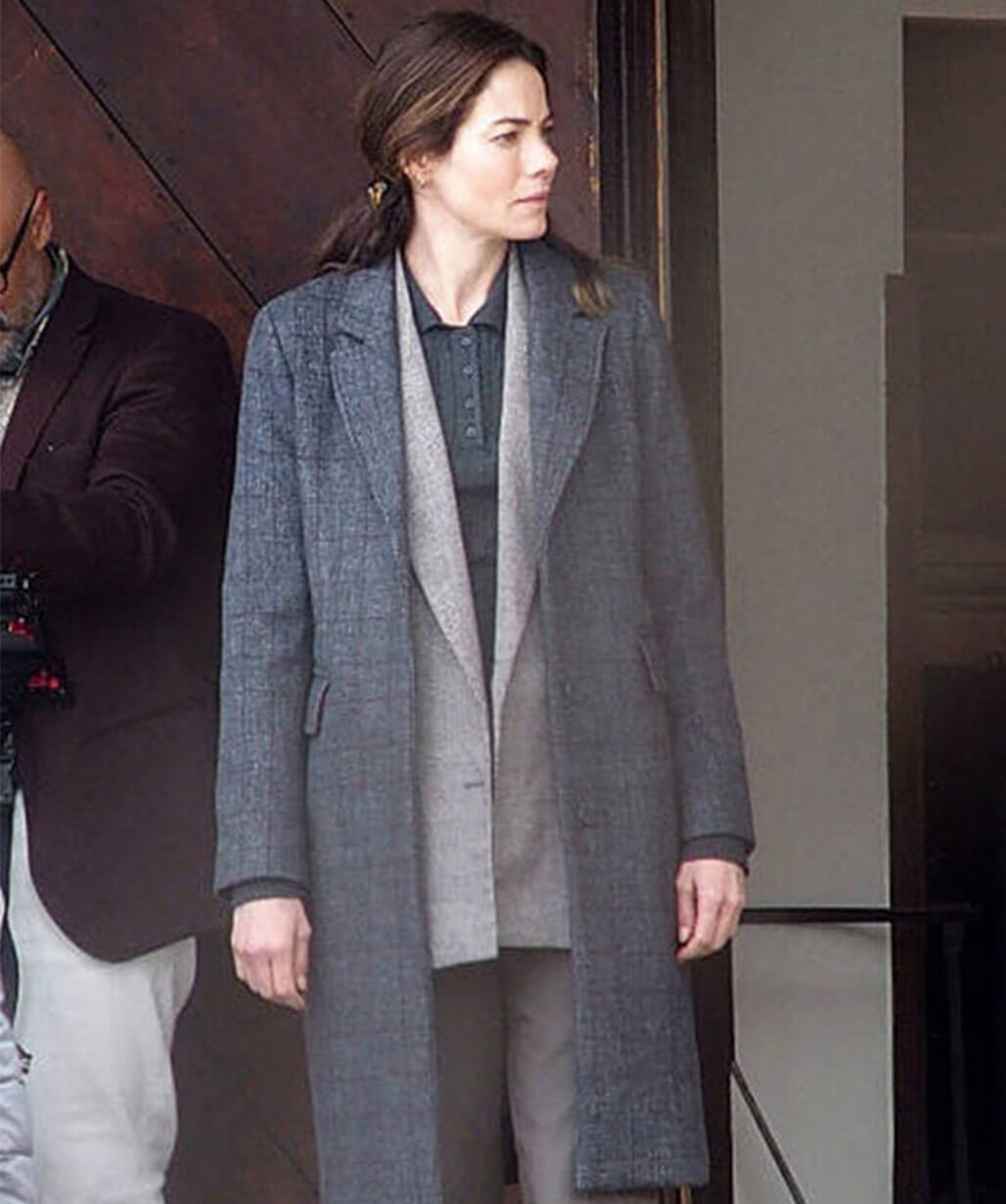 Michelle Monaghan The Whisper Man 2026 Wool Coat