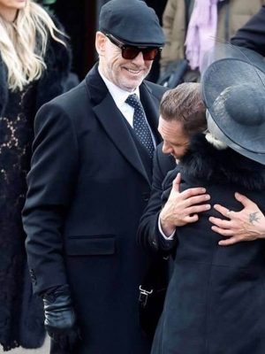 MobLand S01 Conrad Harrigan Black Wool Coat