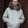 MobLand S01 Eddie Harrigan White Parka Jacket
