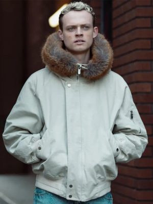 MobLand S01 Eddie Harrigan White Parka Jacket