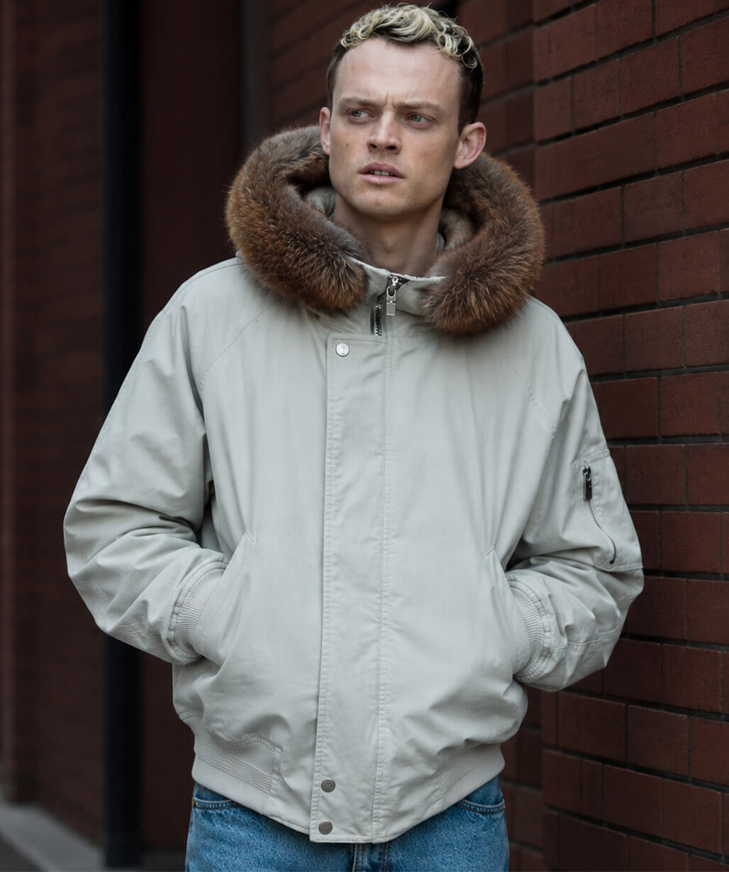 MobLand S01 Eddie Harrigan White Parka Jacket