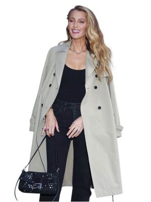 NYC 2026 Blake Lively Beige Trench Coat