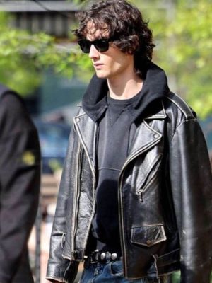 NYC 2026 Sombr Black Leather Jacket